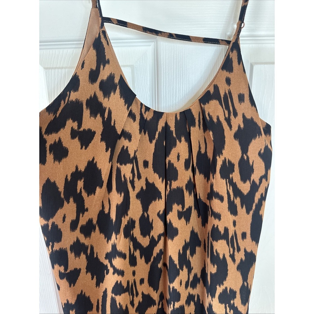 THML leopard Print‎ Slip Dress Maxi Sz Small - Picture 5 of 10